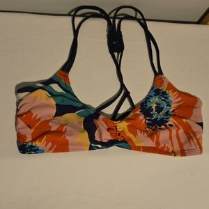 Aerie Pink and Orange Bikini Swimwear